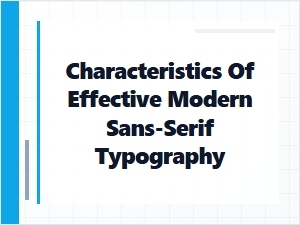 Essential Traits of Effective Modern Sans-Serif Fonts